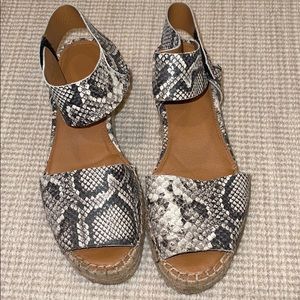 Sarto espadrille platform sandals